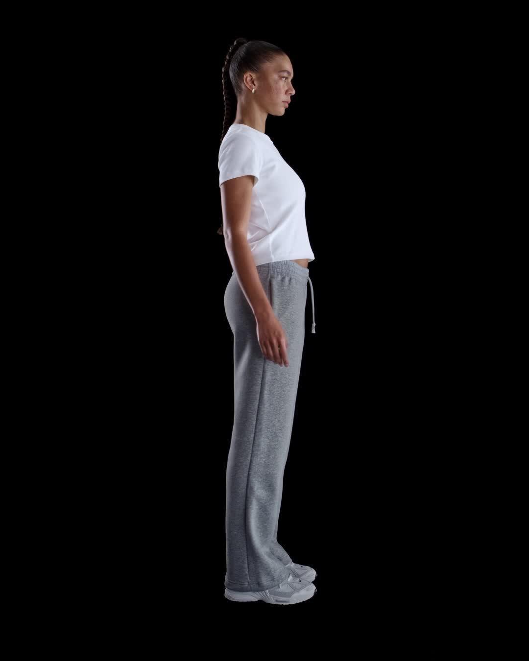 Women's Nike Sportswear Phoenix Fleece Mid-Rise Open-Hem Pants Product Image