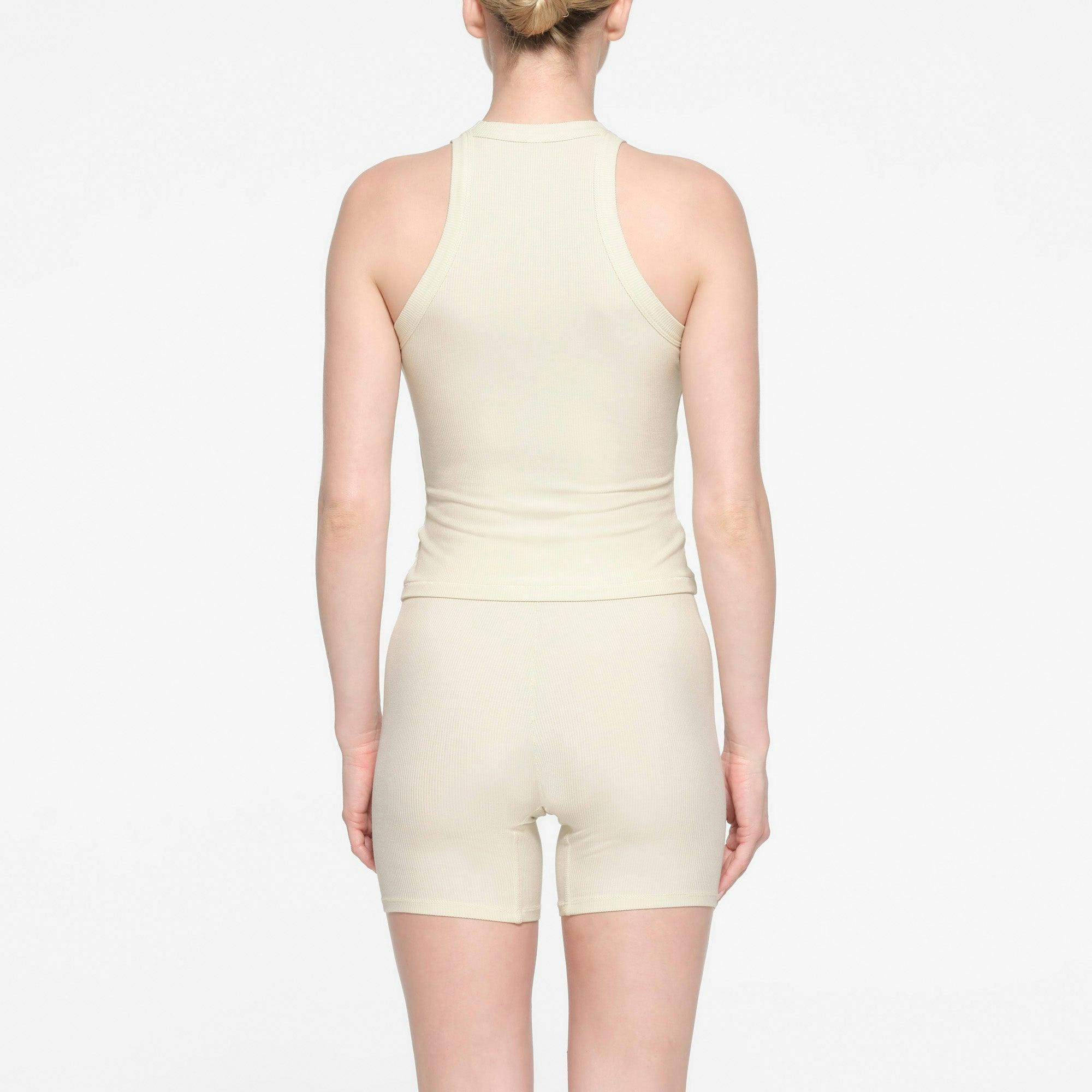 SOFT LOUNGE HIGH NECK TANK | BONE Product Image