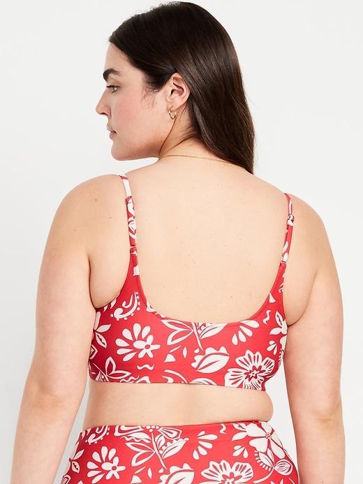 Scoop-Neck Bikini Swim Top Product Image