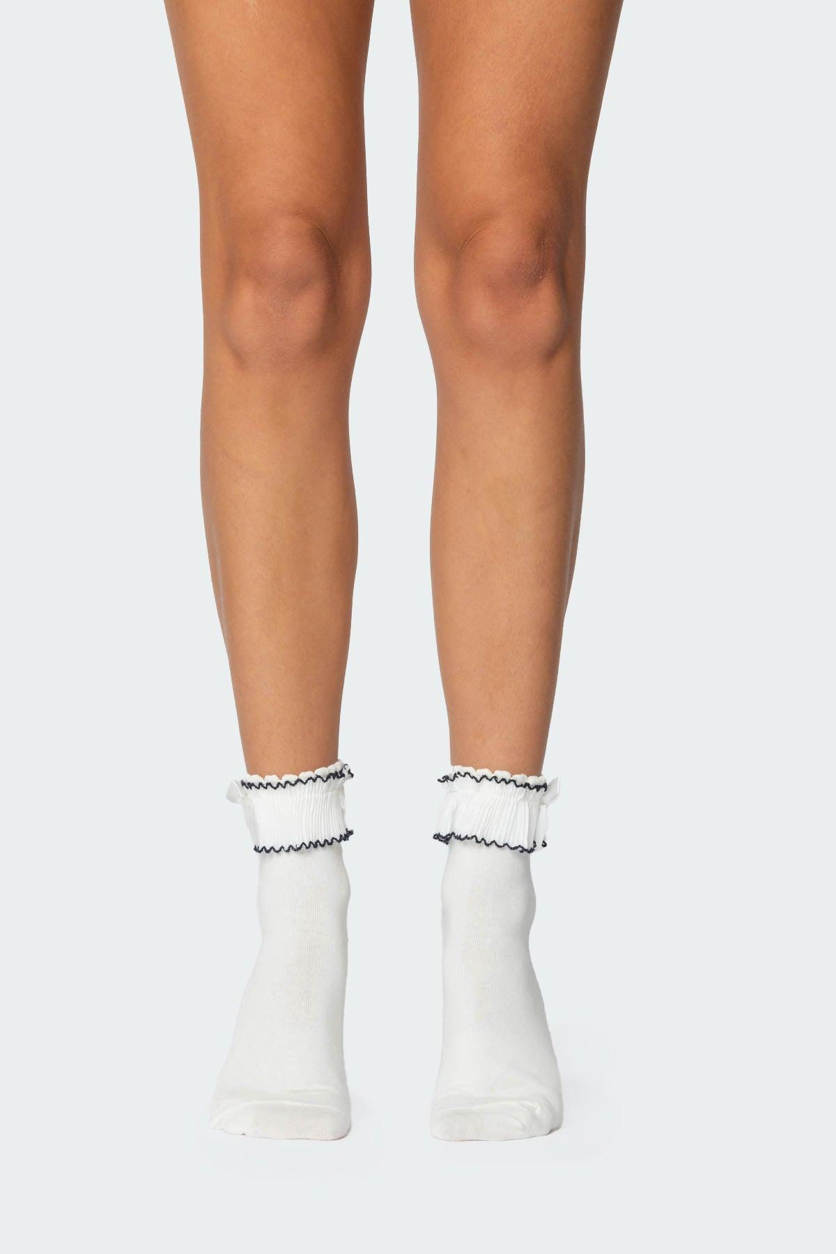 Ruffle & Bow Socks Product Image