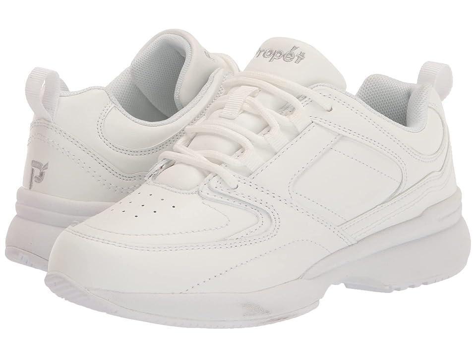 Propet Lifewalker Women's Leather Sport Sneakers, Size: 7.5 XW, White Product Image