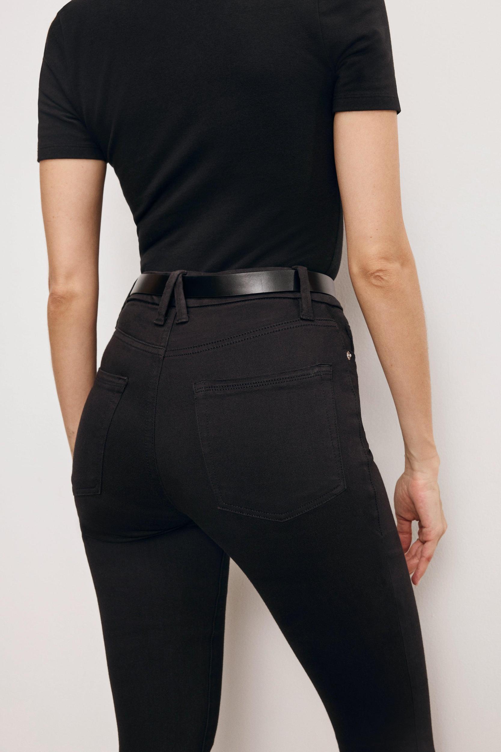 GOOD LEGS SKINNY CROPPED JEANS | BLACK001 Product Image