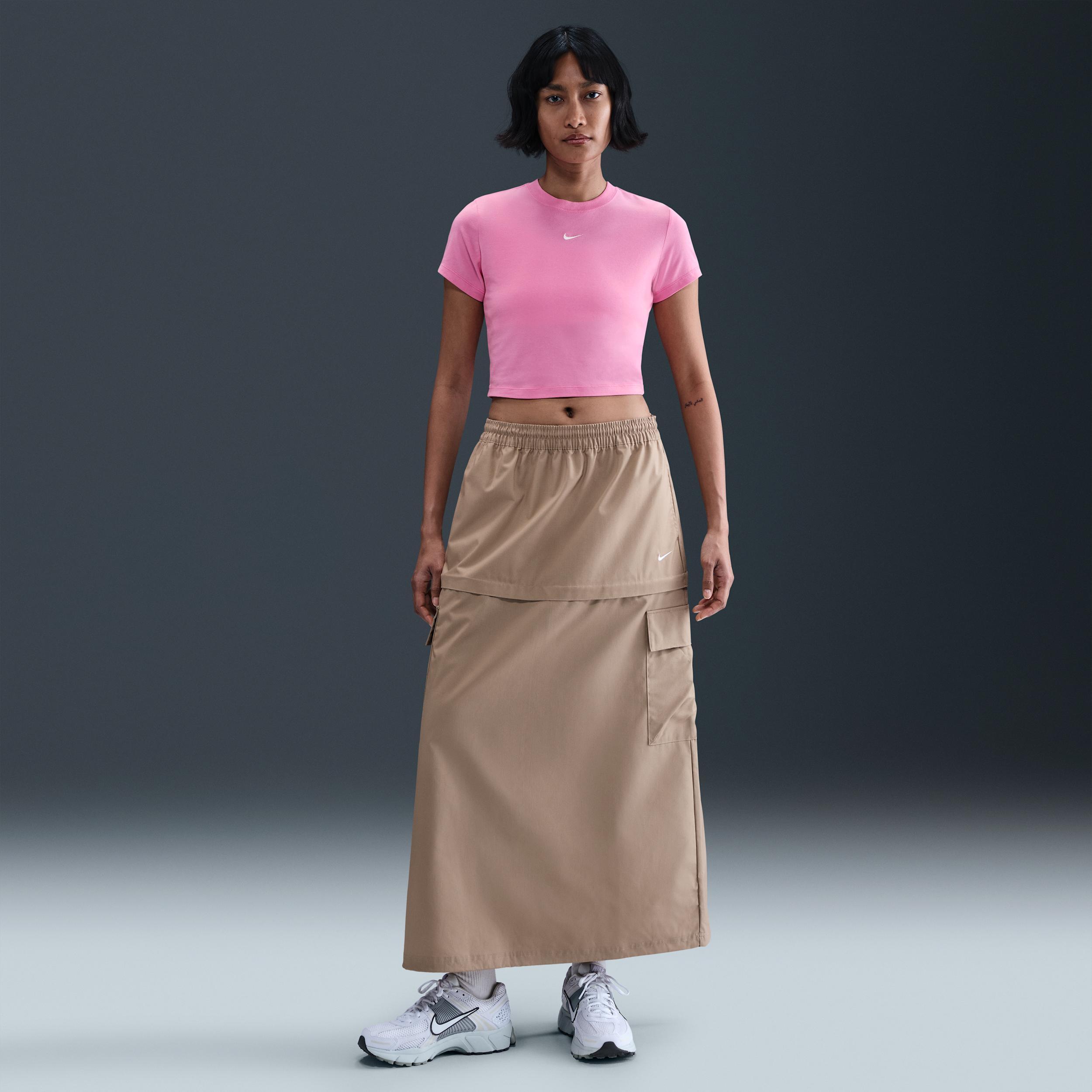 Women's Nike Sportswear Chill Knit Cropped T-Shirt Product Image