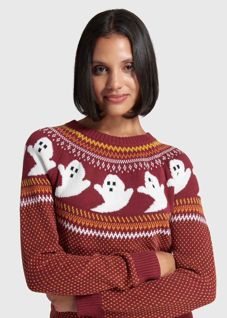 You've Been Ghosted Fair Isle Sweater Product Image
