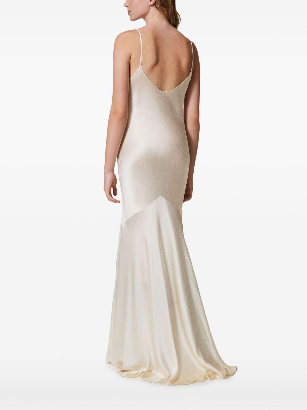 satin-weave dress  Product Image