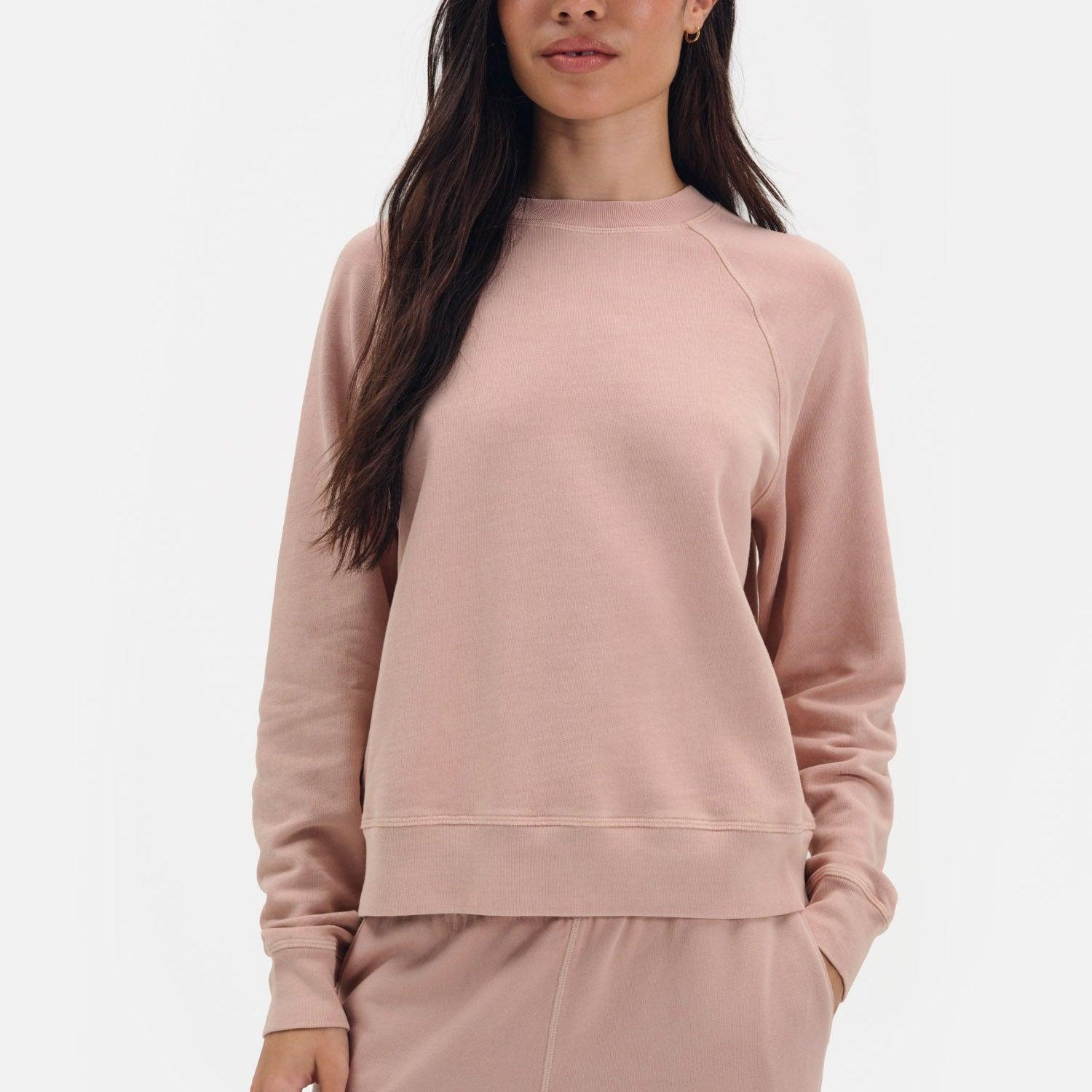 Organic Lightweight Terry Raglan Sweatshirt Female Product Image