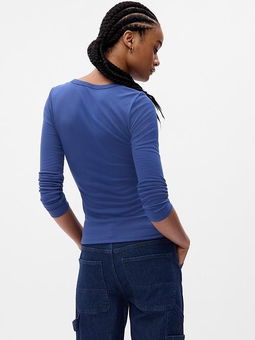 Mini Rib Crewneck T-Shirt Product Image