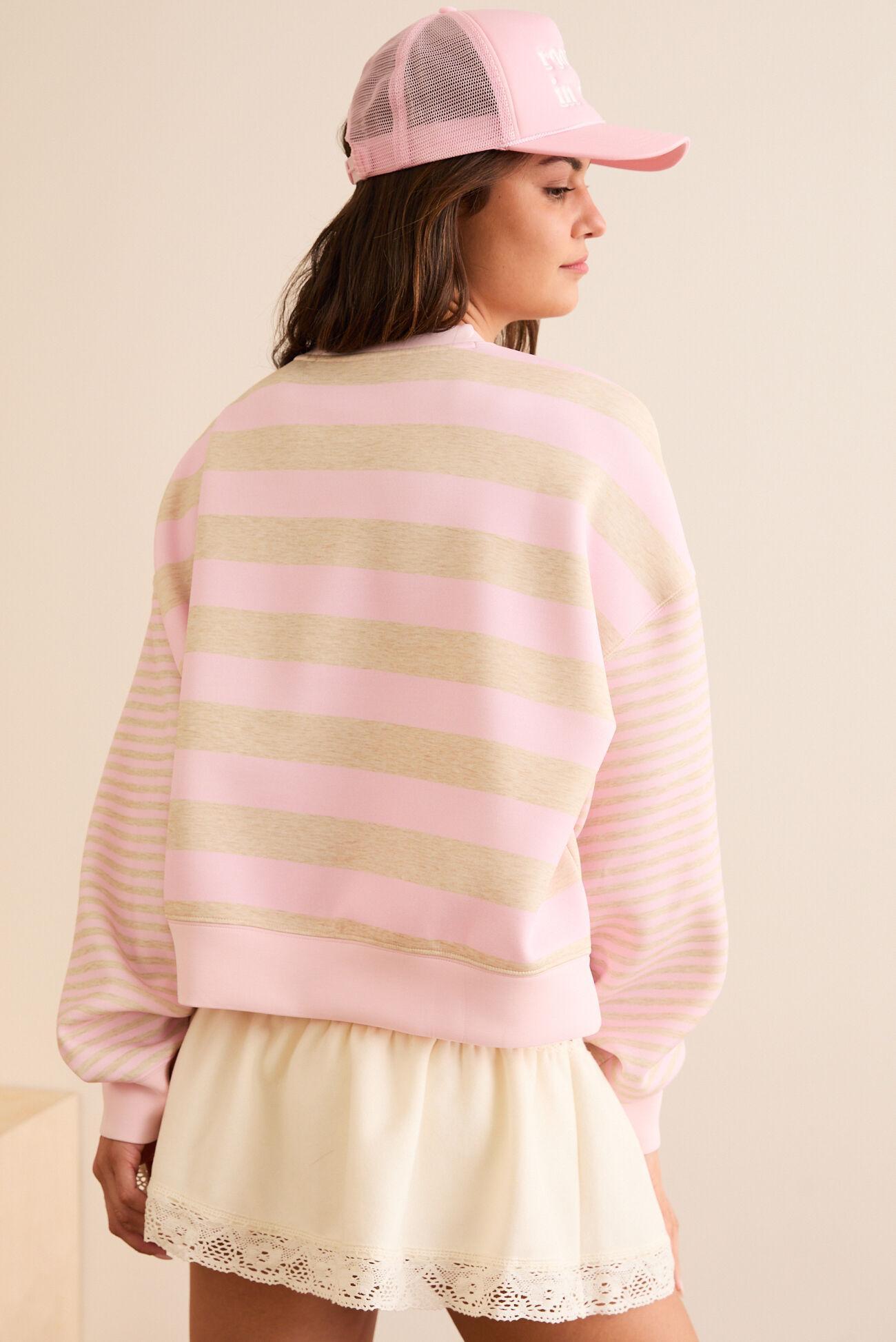 Supersoft Stripe Crewneck Product Image