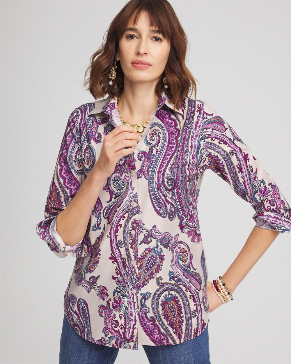 No Iron™ Paisley Shirt Product Image