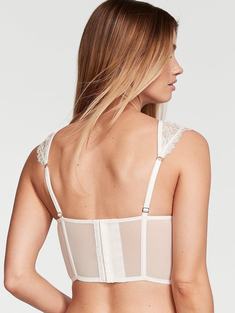 Boho Floral Embroidery Cap-Sleeve Corset Top Product Image