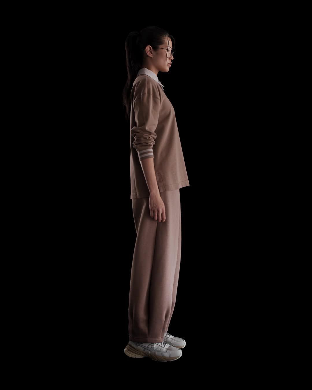 Nike Sportswear Essential Women's Oversized Long-Sleeve Polo Product Image