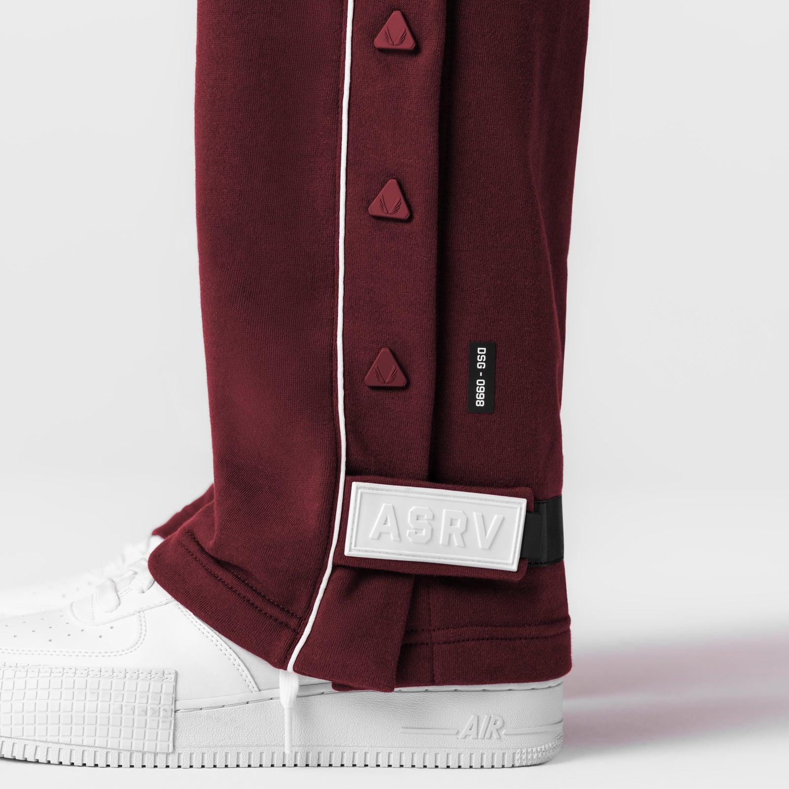 0998. Herringbone Terry Snap Button Sweats - Forest Green Product Image