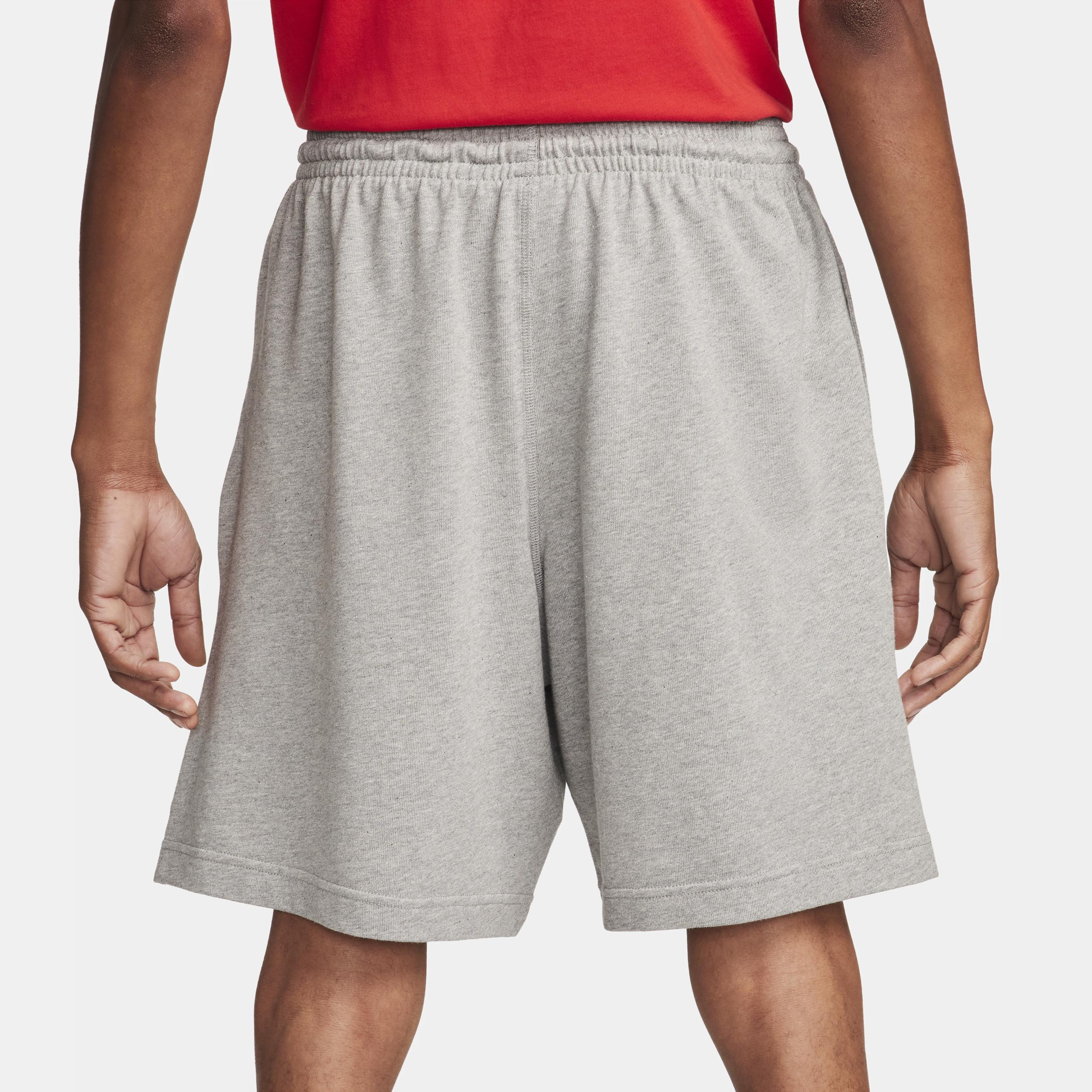 Big & Tall Nike Club Knit Shorts, Men's, Size: 3XL Tall, Black White Product Image