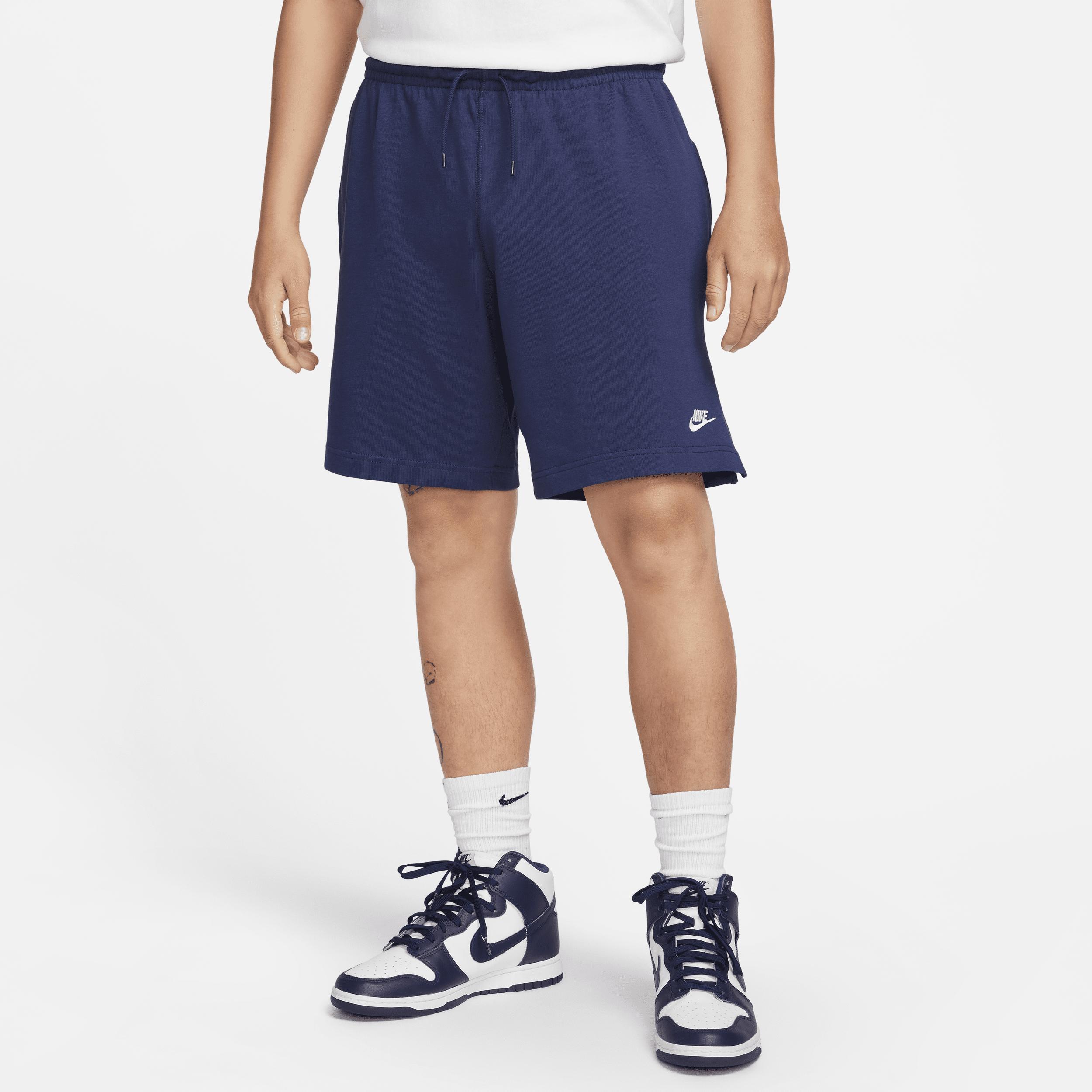 Men's Nike Club Knit Shorts, Size: XXL, Black Navy Product Image