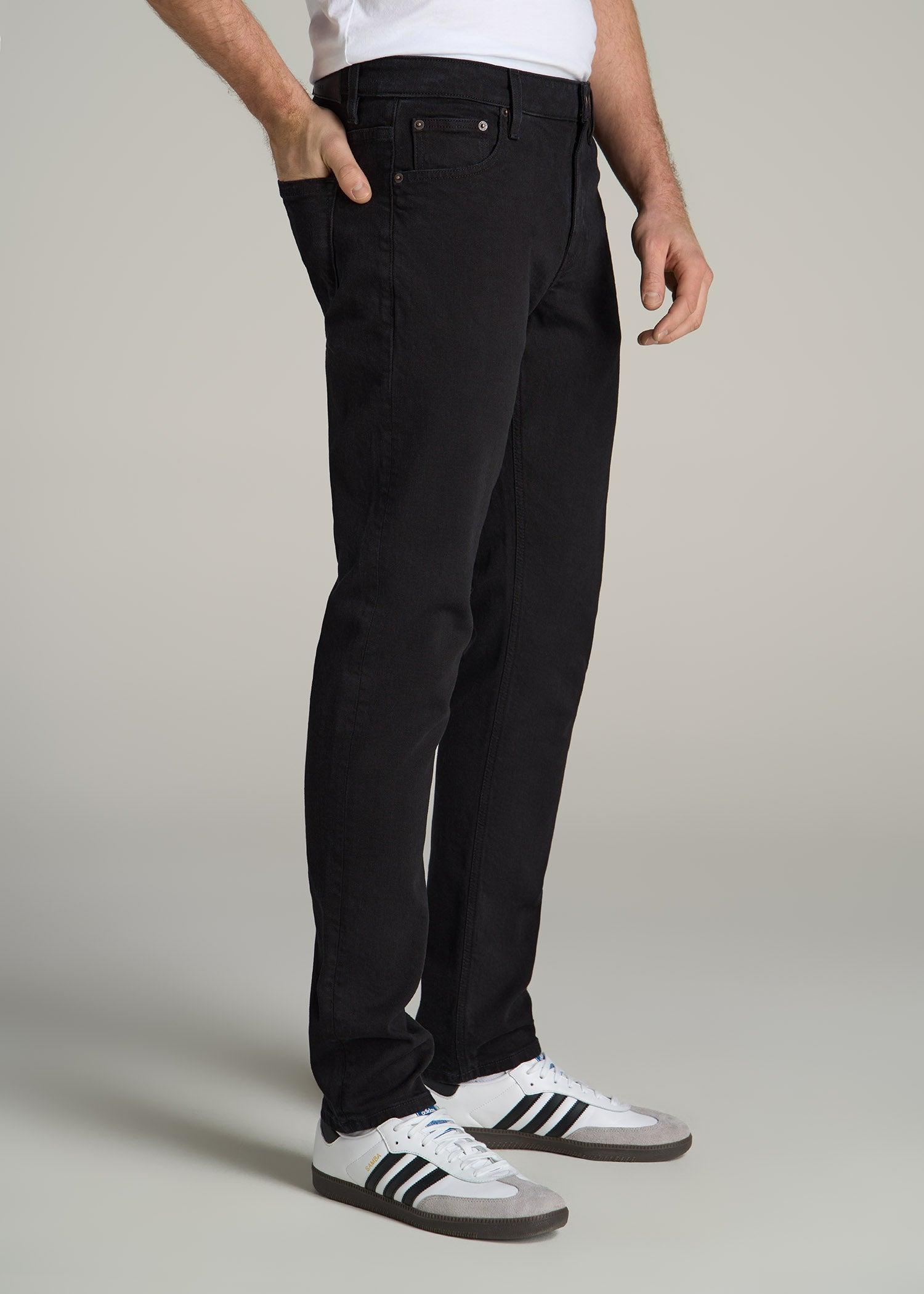 Americana Collection Carman Tapered Fit Jeans For Tall Men in Lark Black Product Image
