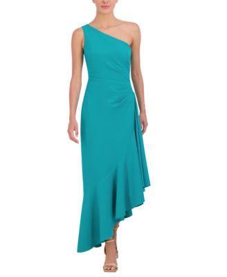 Eliza J Womens Asymmetrical One-Shoulder Dress Product Image