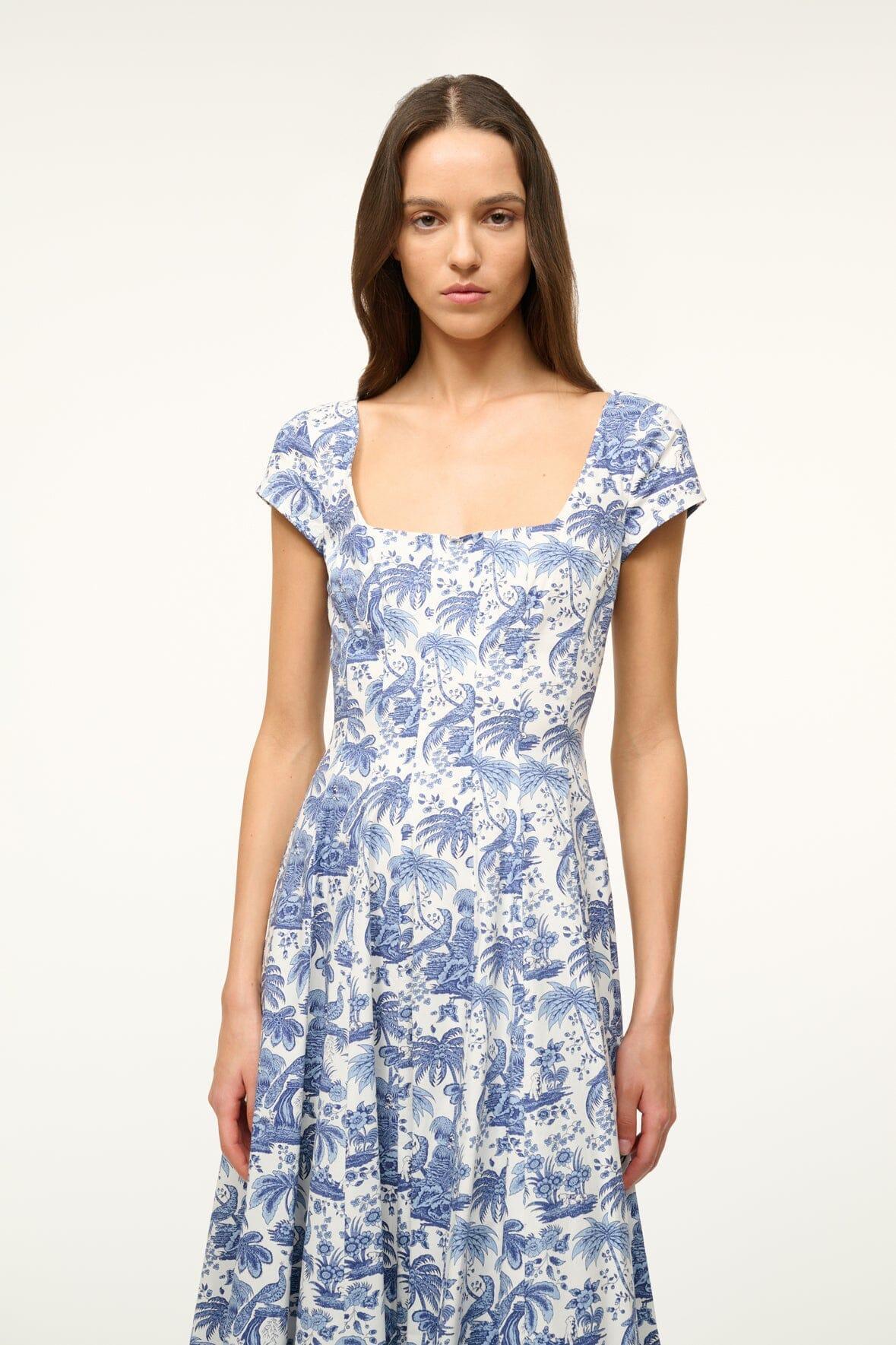 SHORT SLEEVE WELLS DRESS | BLUE TOILE Product Image