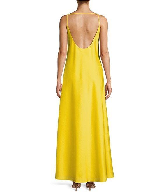 Antonio Melani x Style by Simkins Natalie Drapey Cutout Square Neck Sleeveless Maxi Dress Product Image