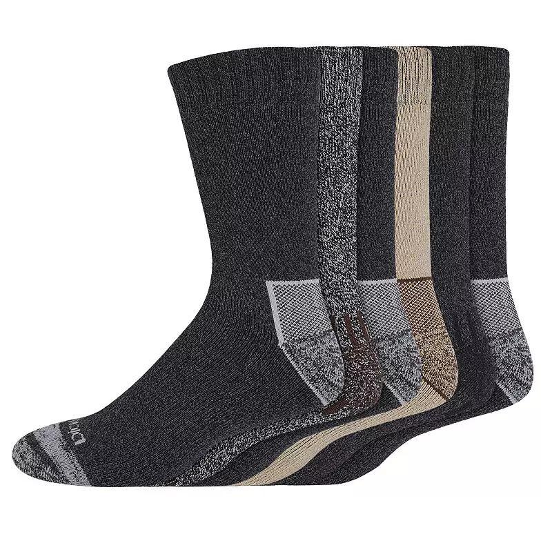 Men's Dickies 6-pack Outdoor Moisture-Control Crew Socks, Size: 6-12, Greynavy Marl Product Image