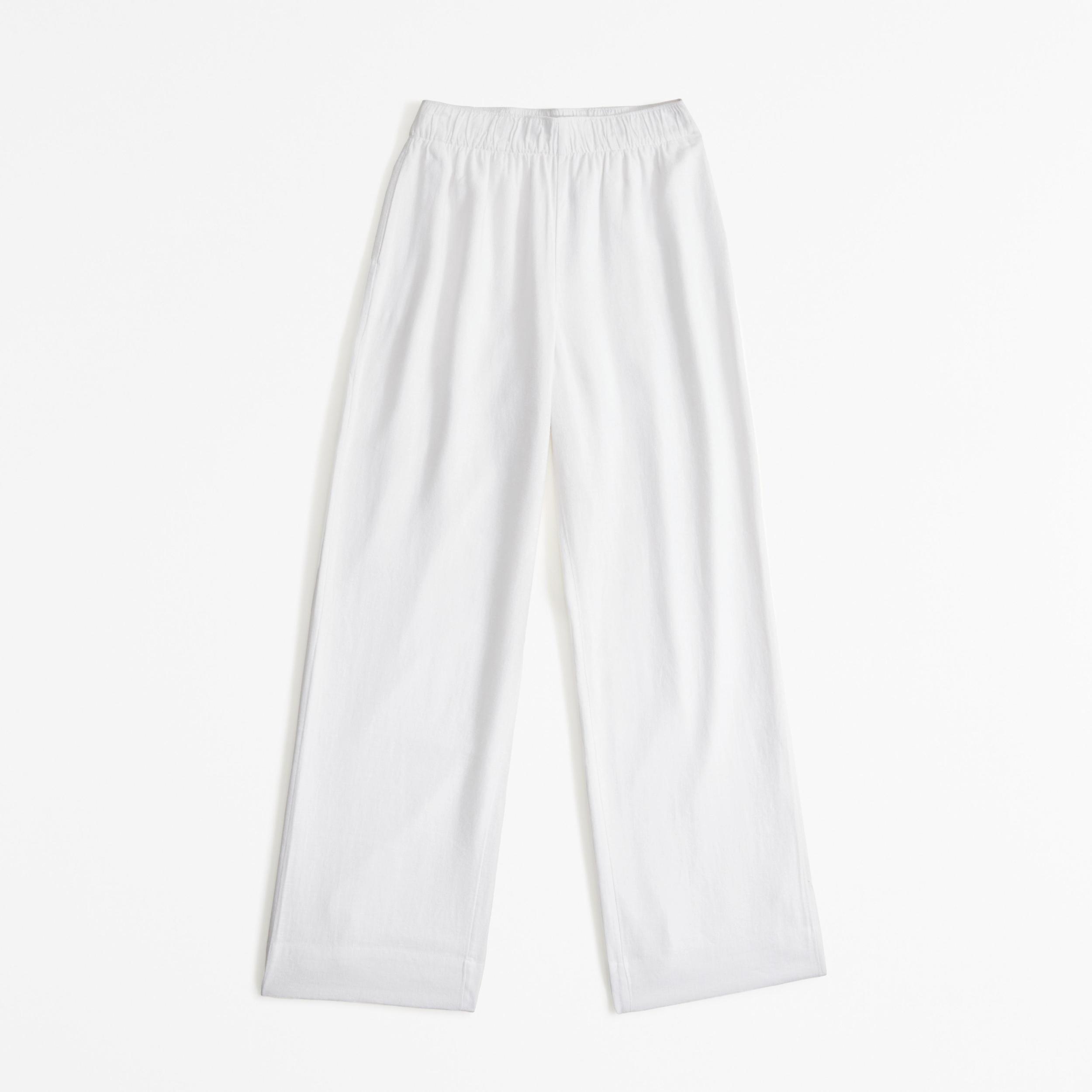 Linen-Blend Pull-On Pant Product Image
