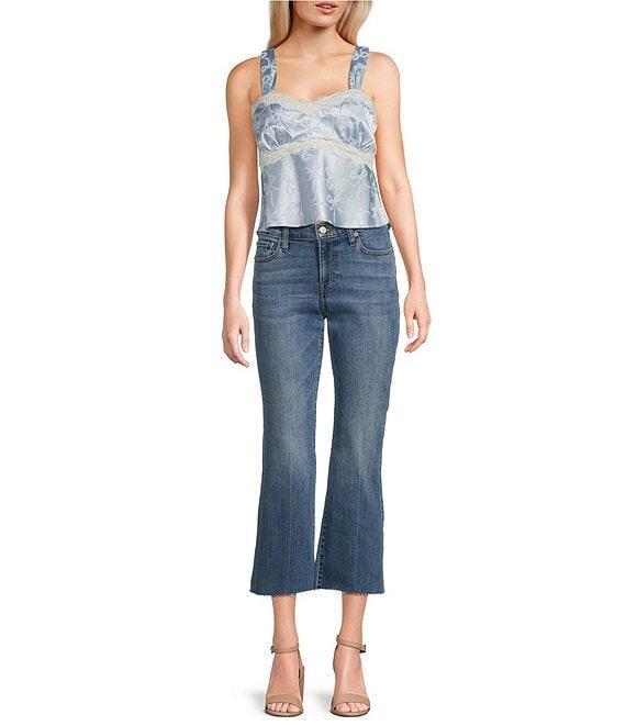 Evolutionary Bow Print Sweetheart Neck Tank Top Product Image