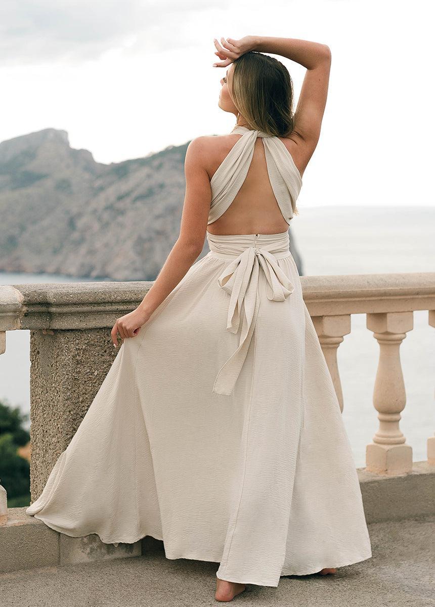 Juneau Dress in Ecru Female Product Image