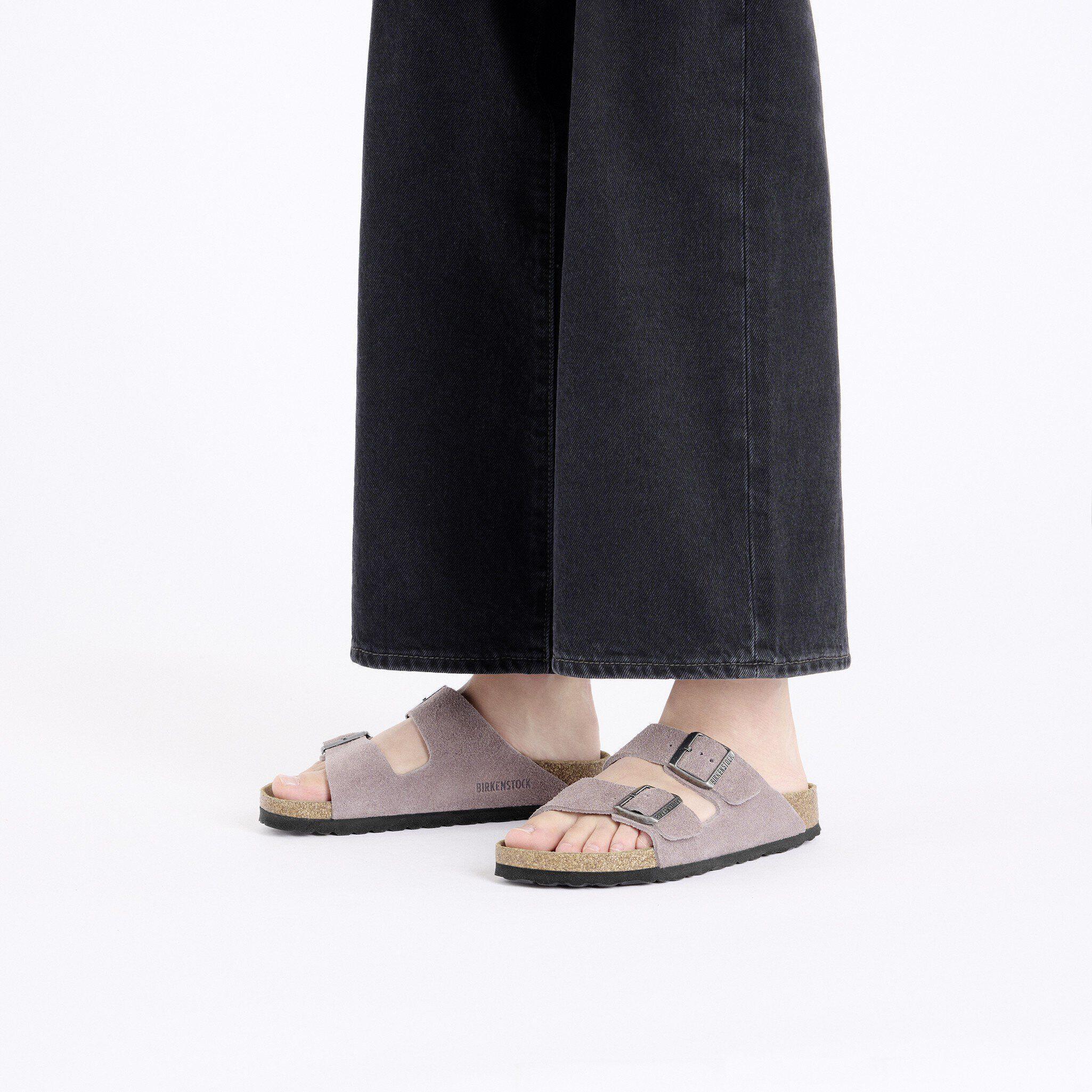 Arizona Soft Footbed Suede Leather Faded Purple Product Image