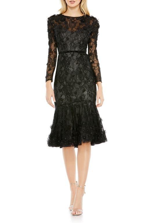 Womens Embellished Floral Cocktail Dress Product Image
