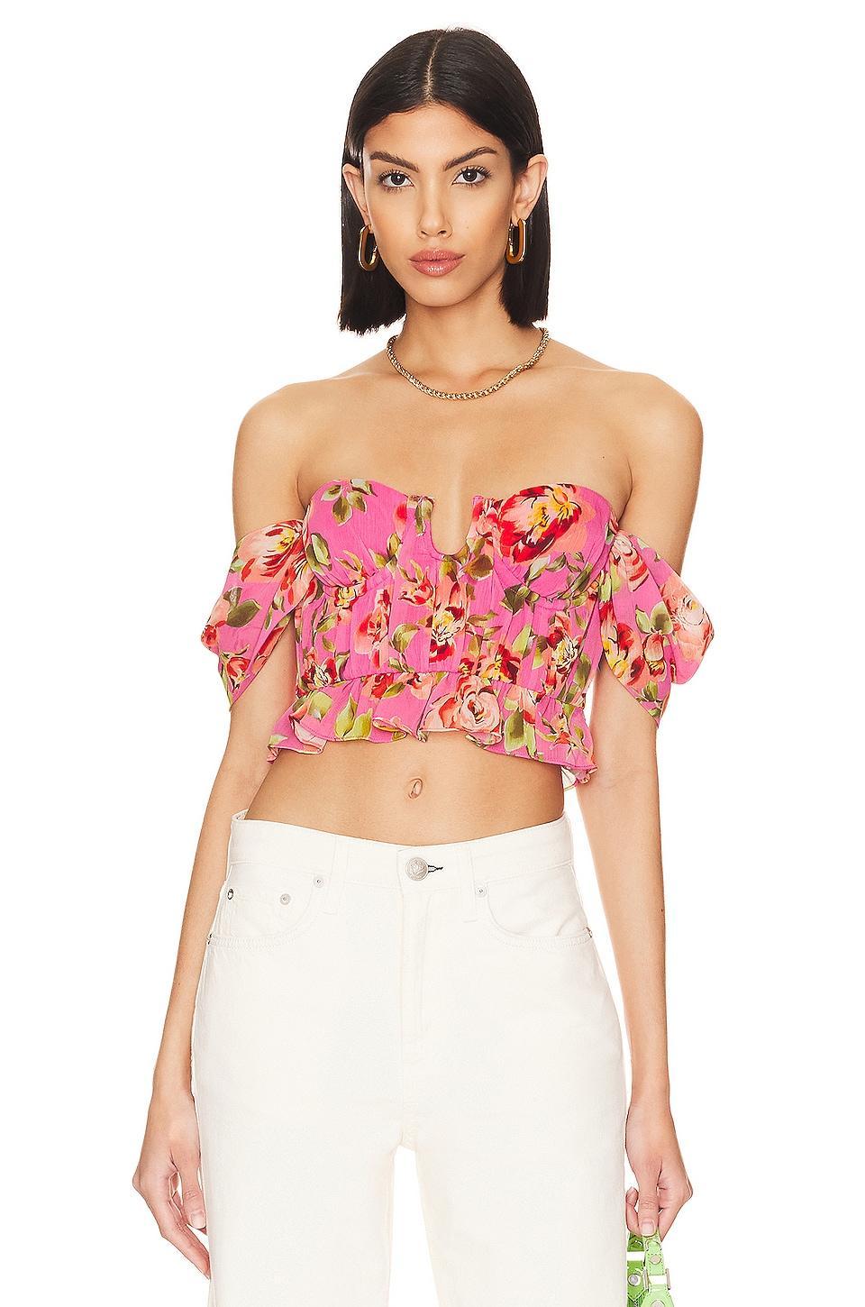 Paloma Bustier Top MAJORELLE Product Image