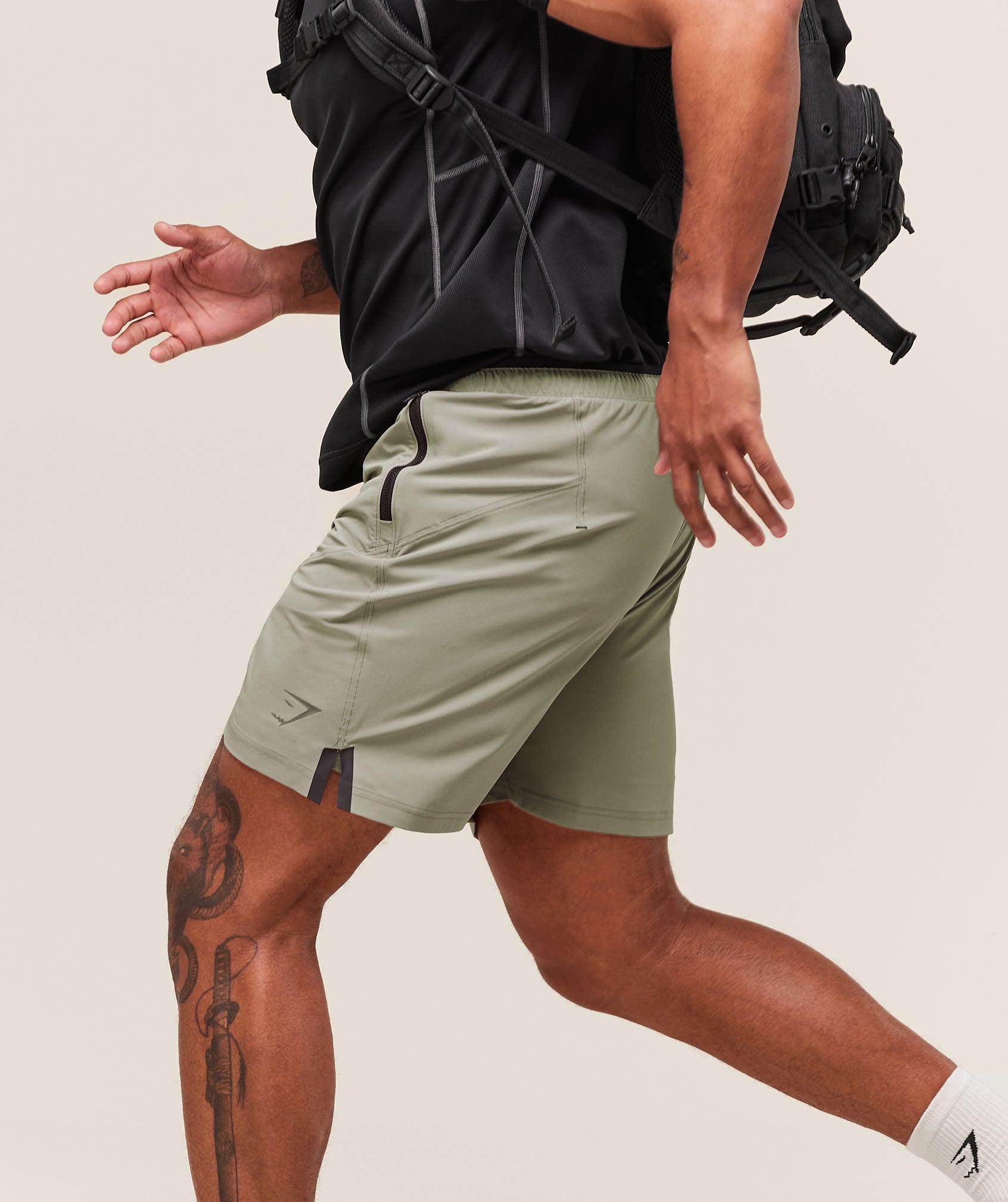 Gymshark Tactical 6" Short - Chalk Green Male Product Image