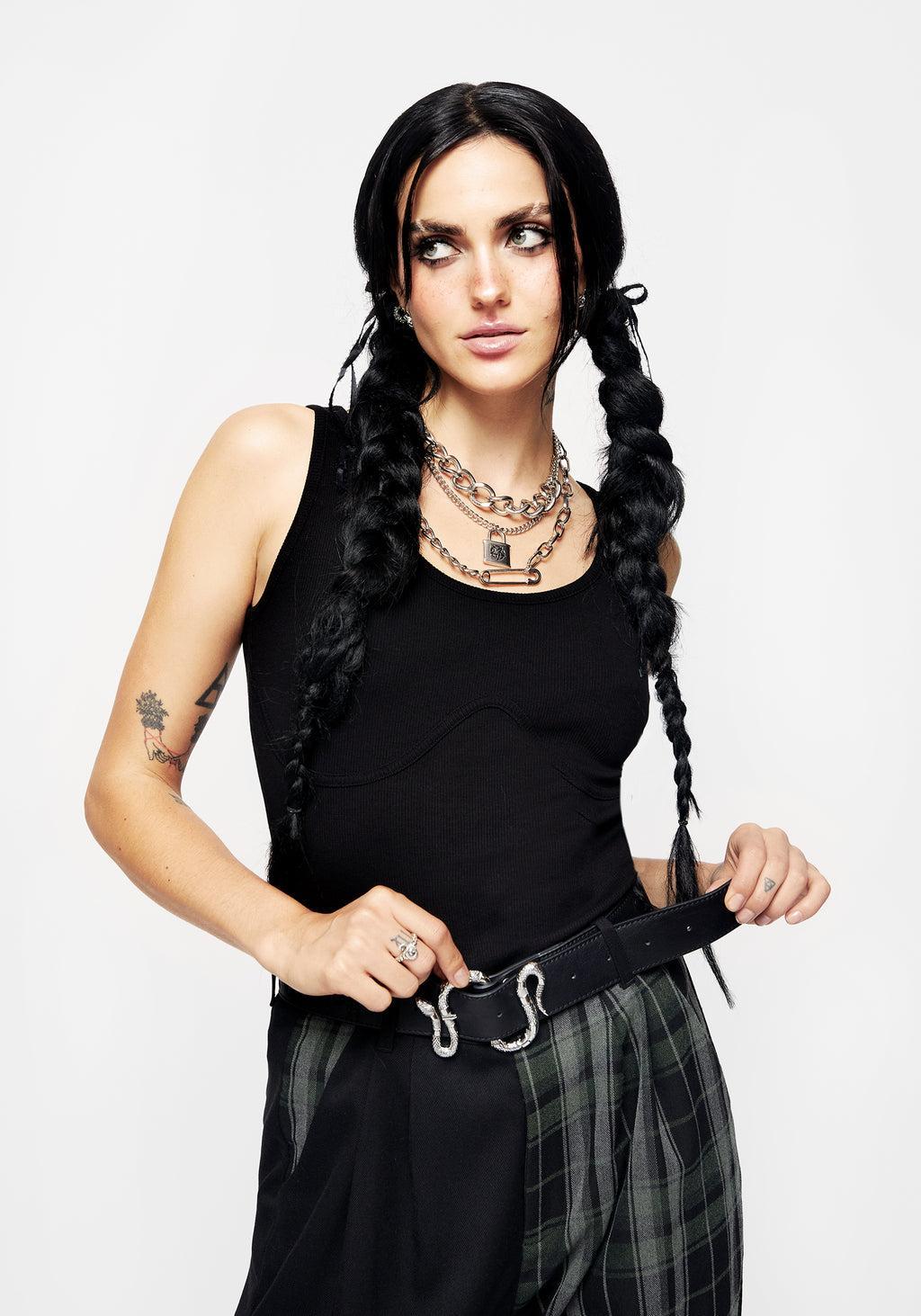 Mamba Debossed Belt With Snake Buckle Product Image