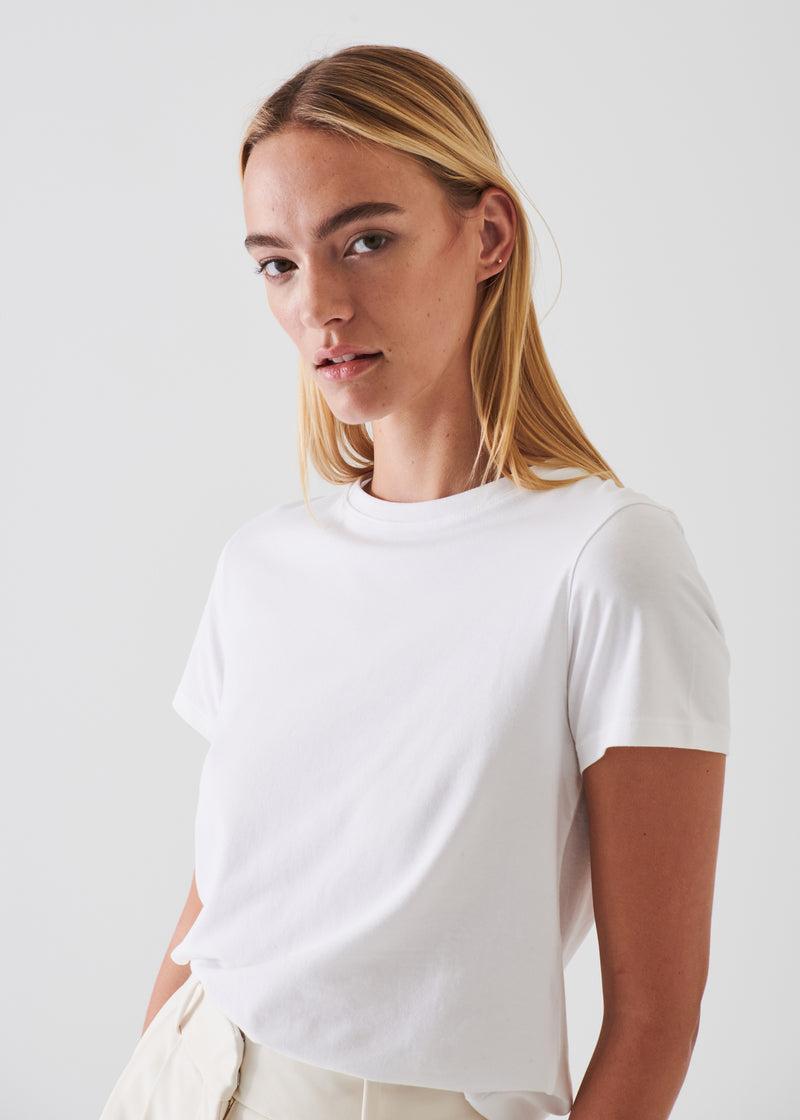 Patrick Assaraf Pima Cotton Stretch Slim T-Shirt Product Image