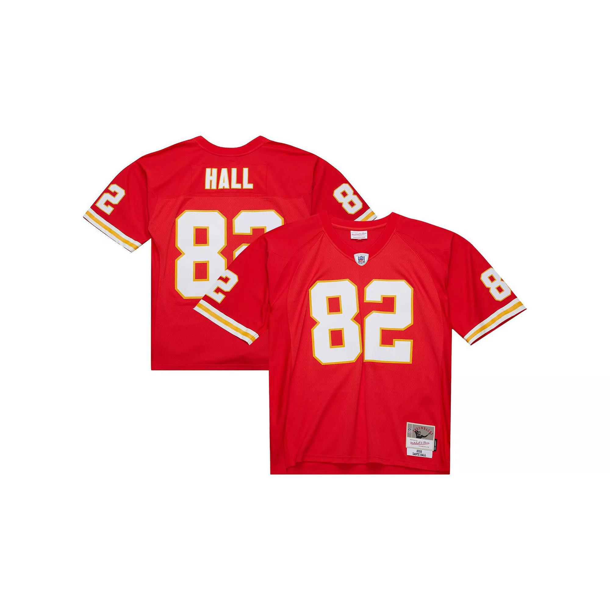 Men's Mitchell & Ness Dante Hall Red Kansas City Chiefs 2002 Legacy Replica Jersey, Size: XL Product Image