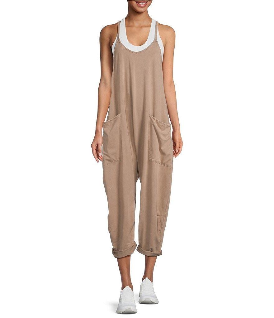 Free People FP Movement Sleeveless Scoop Neck Ankle Length Patch Pocket Hot Shot Onesie Product Image