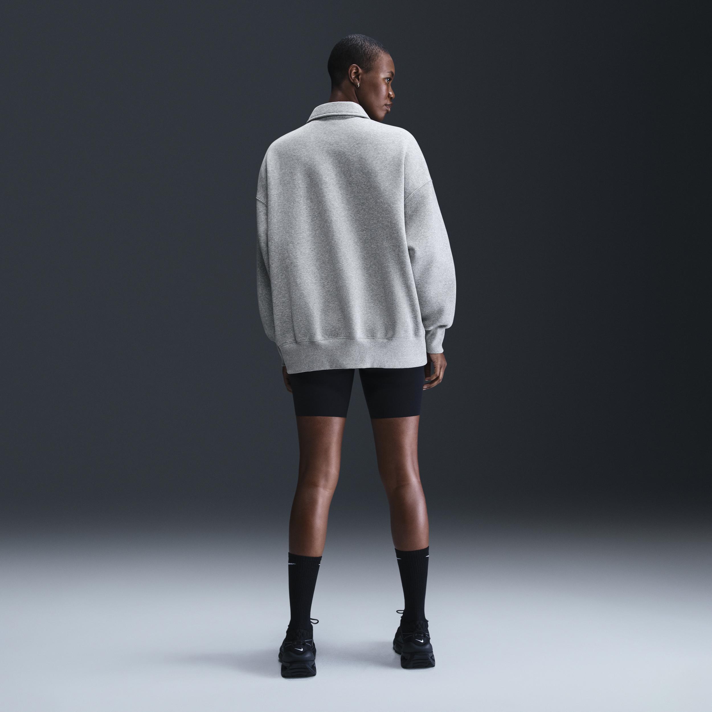 Women's Nike Sportswear Phoenix Fleece Oversized 1/4-Zip Polo Product Image