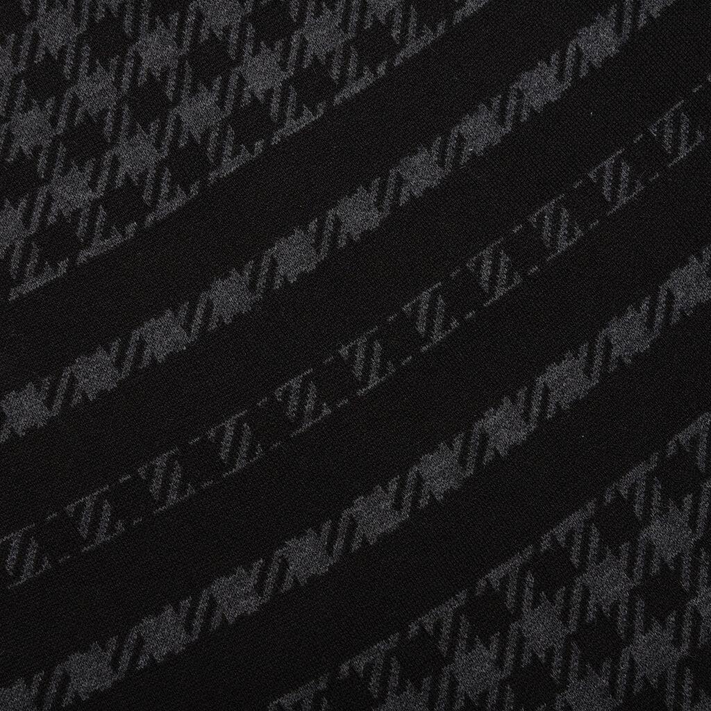Cotton Gunclub Check Jacquard 4-Bar Sweatpants - Black Male Product Image