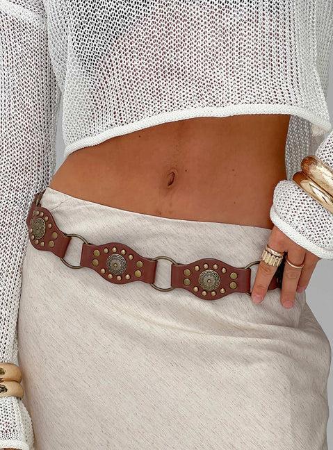 Perfect Cadence Belt Brown / Gold Product Image