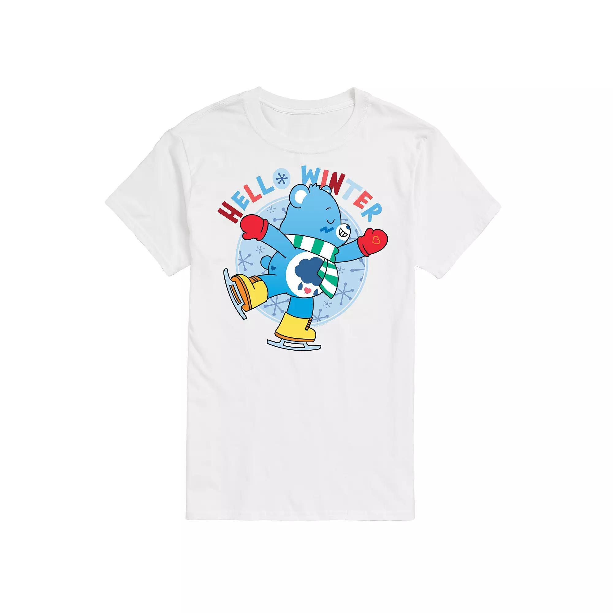 Mens Care Bears Hello Winter Graphic Tee Product Image