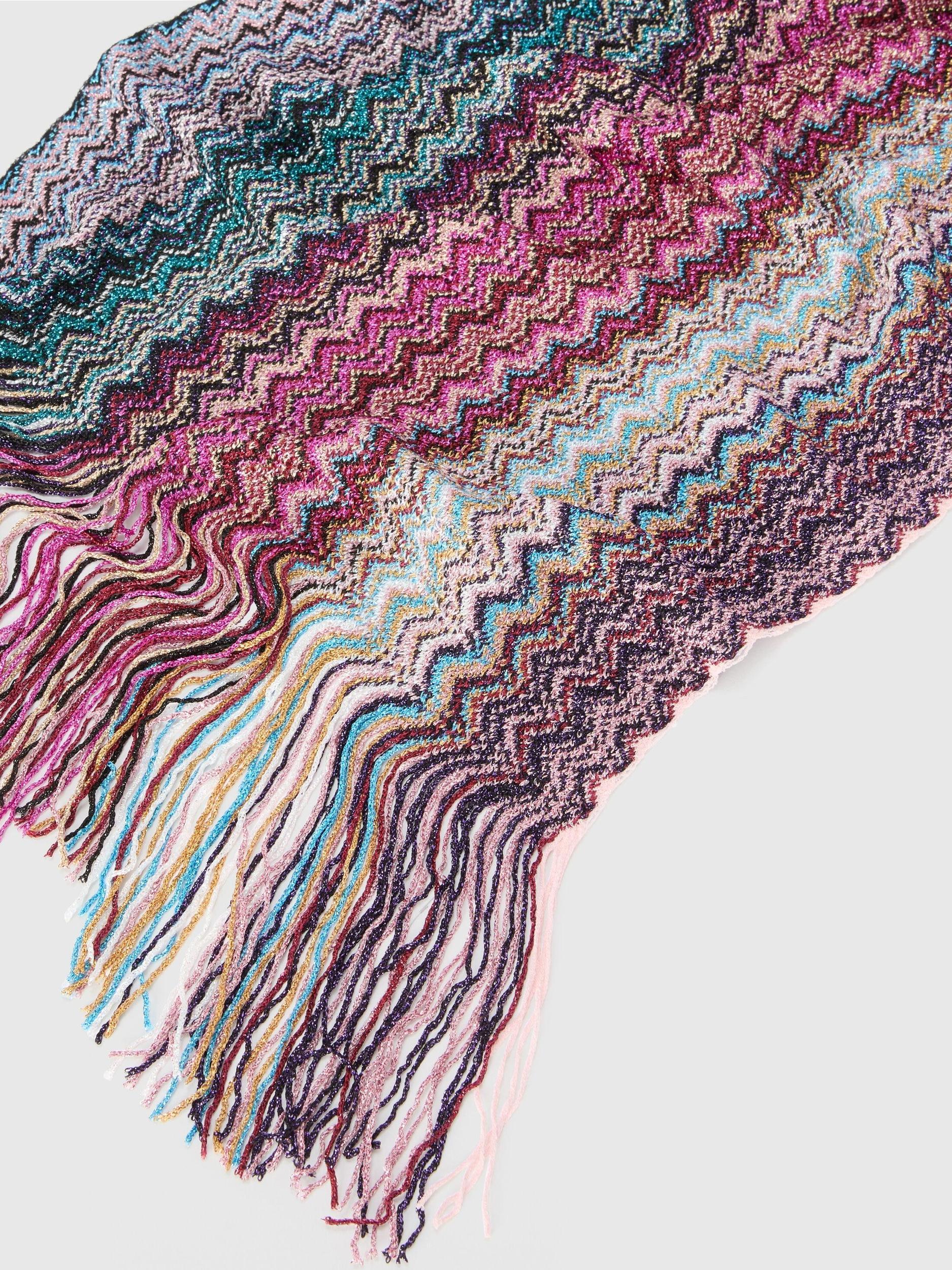 Viscose-blend scarf with fringes Product Image