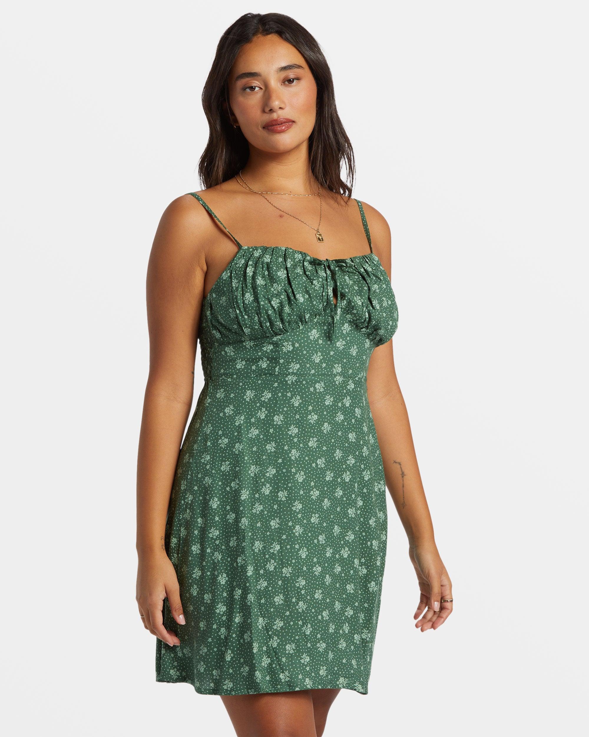 Island Calling Mini Dress - Emerald Bay Female Product Image