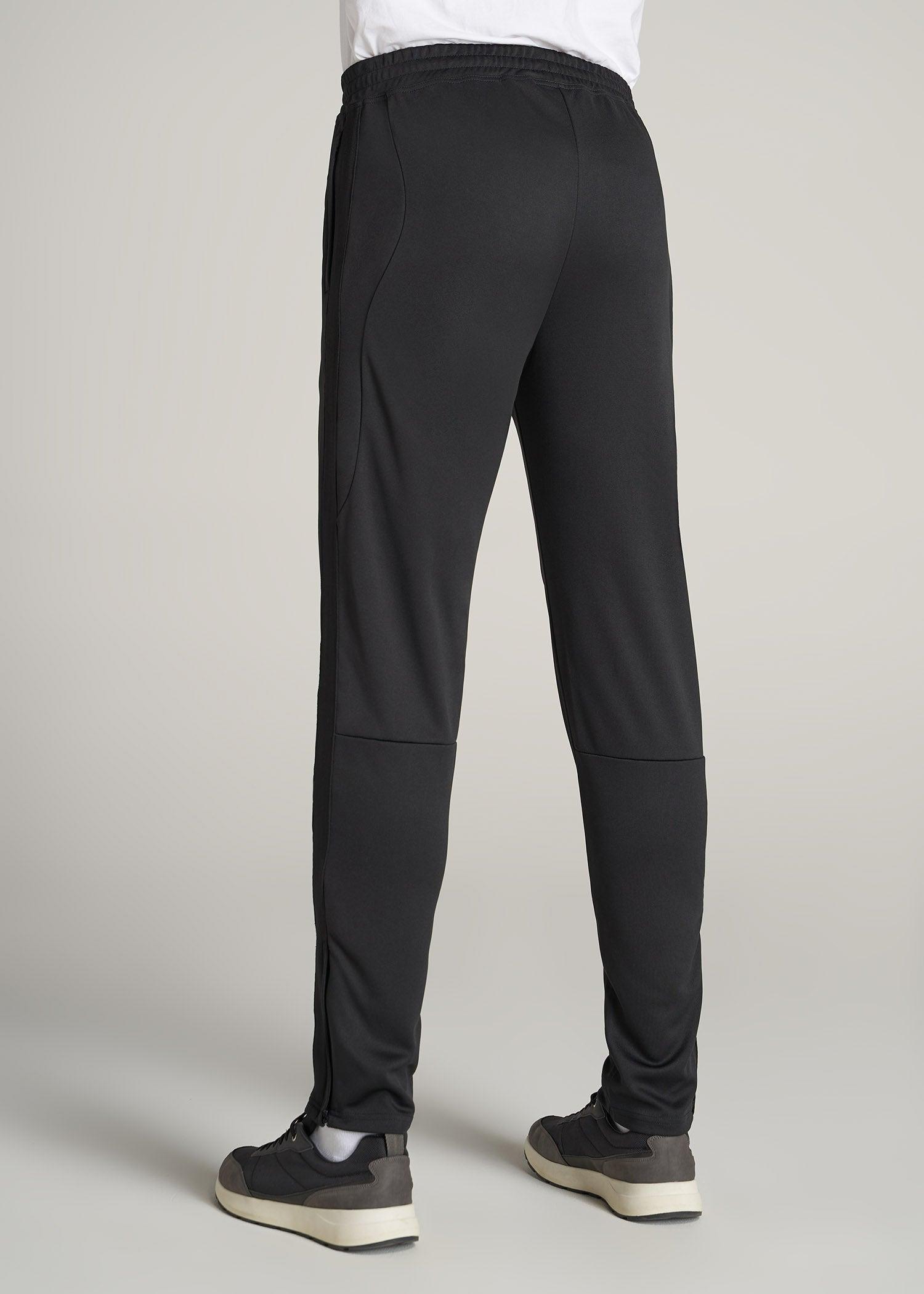 Athletic Stripe Pants for Tall Men in Black And Black Product Image