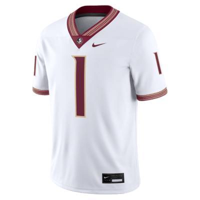Men's Nike #1 White Florida State Seminoles Game Jersey, Size: XL Product Image