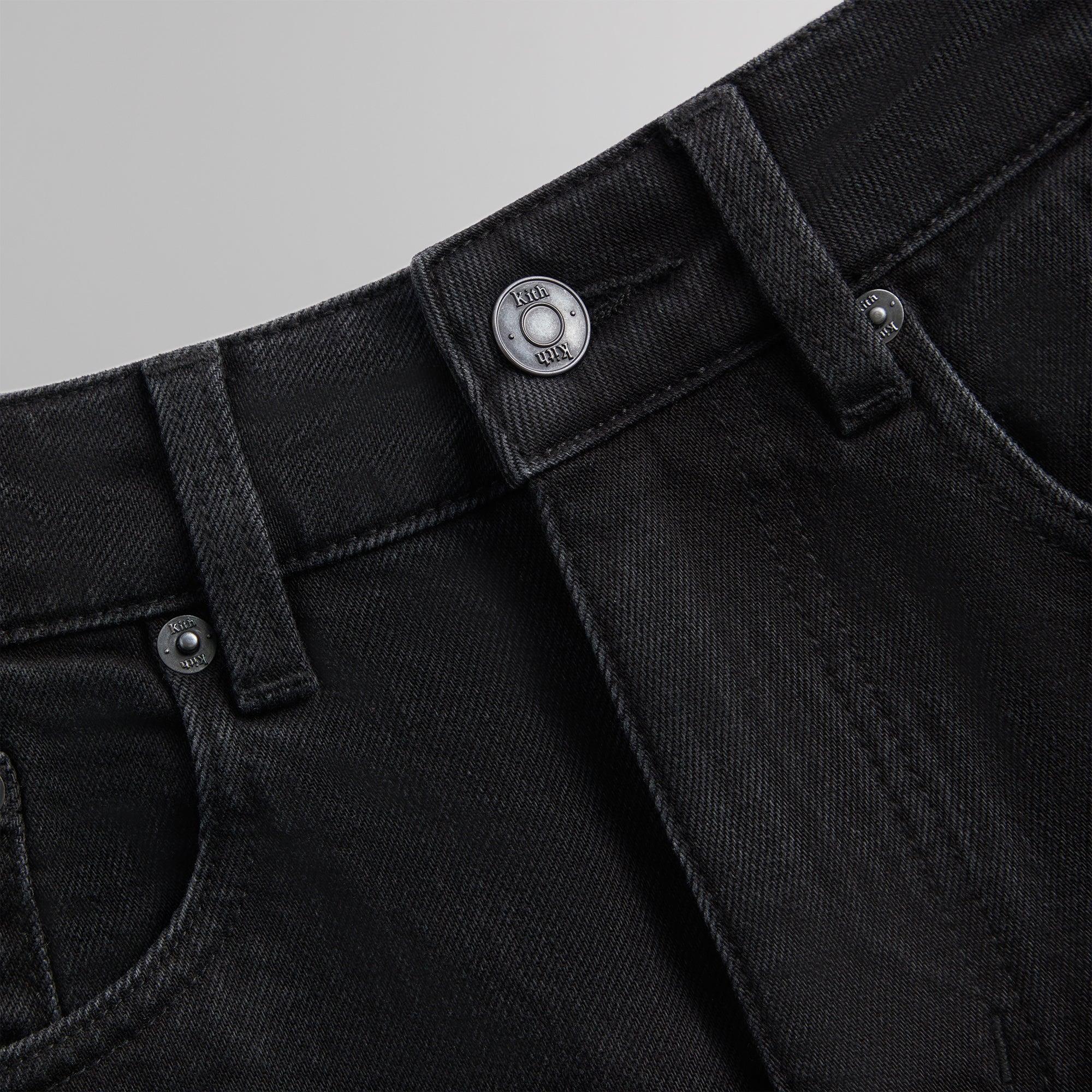 Kith Centre Straight Jean - Black Male Product Image