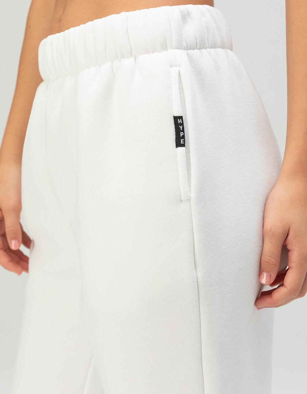 HYPE AND VICE Penn State Womens Sweatpants - WHITE Product Image