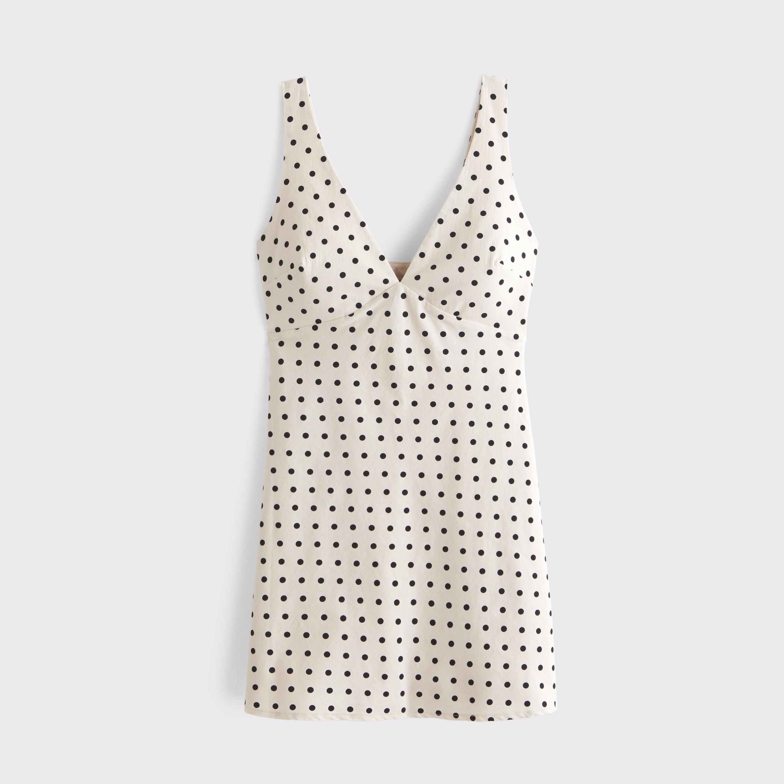 Bra-Free V-Neck Mini Dress Product Image