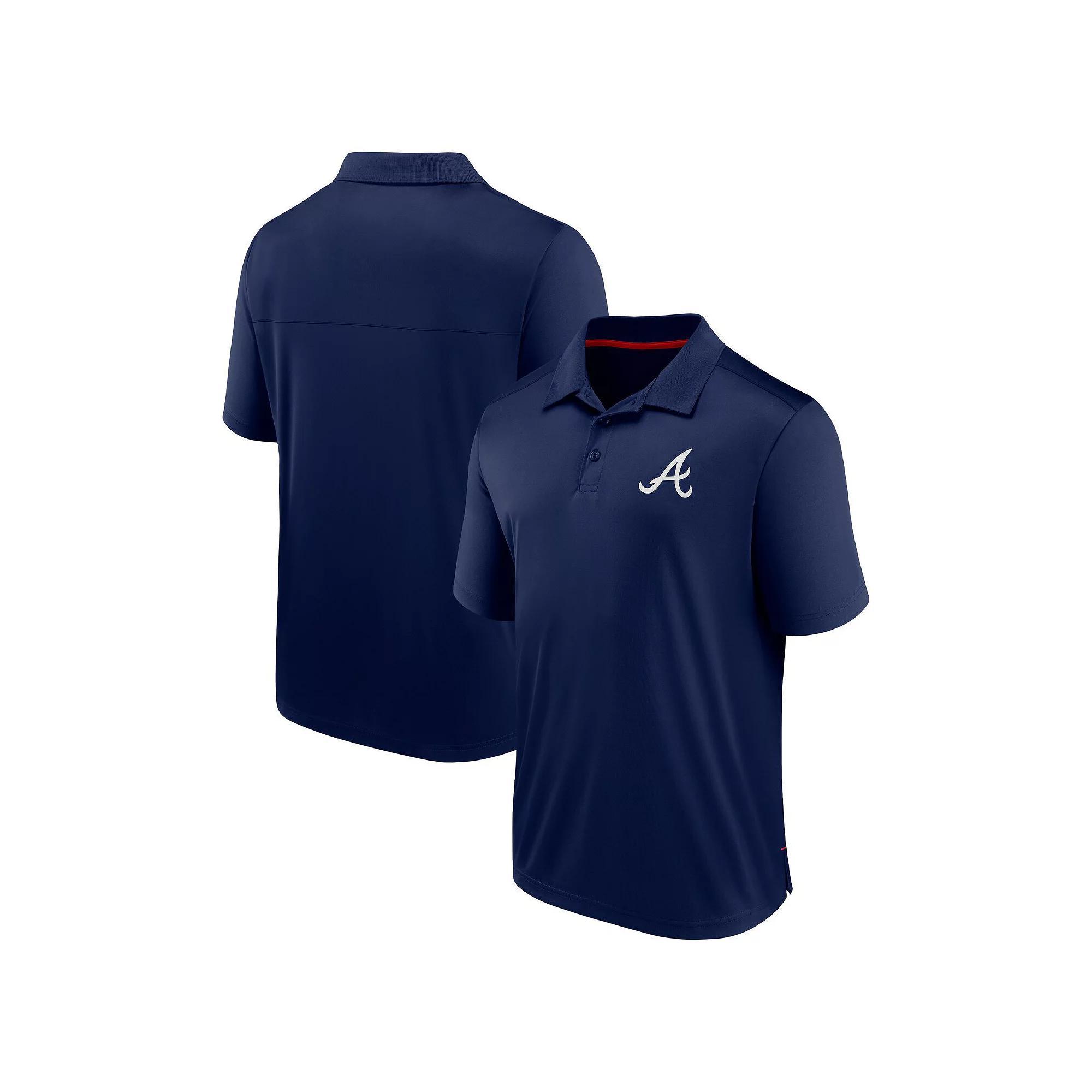 Men's Fanatics Branded Navy Atlanta Braves Hands Down Polo, Size: Small, Blue Product Image
