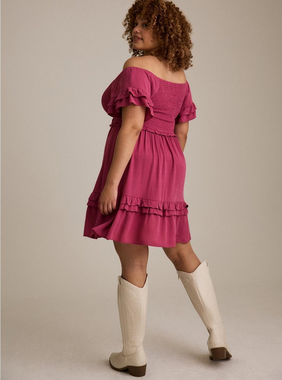 Festi Lace-Up Mini Dress Product Image