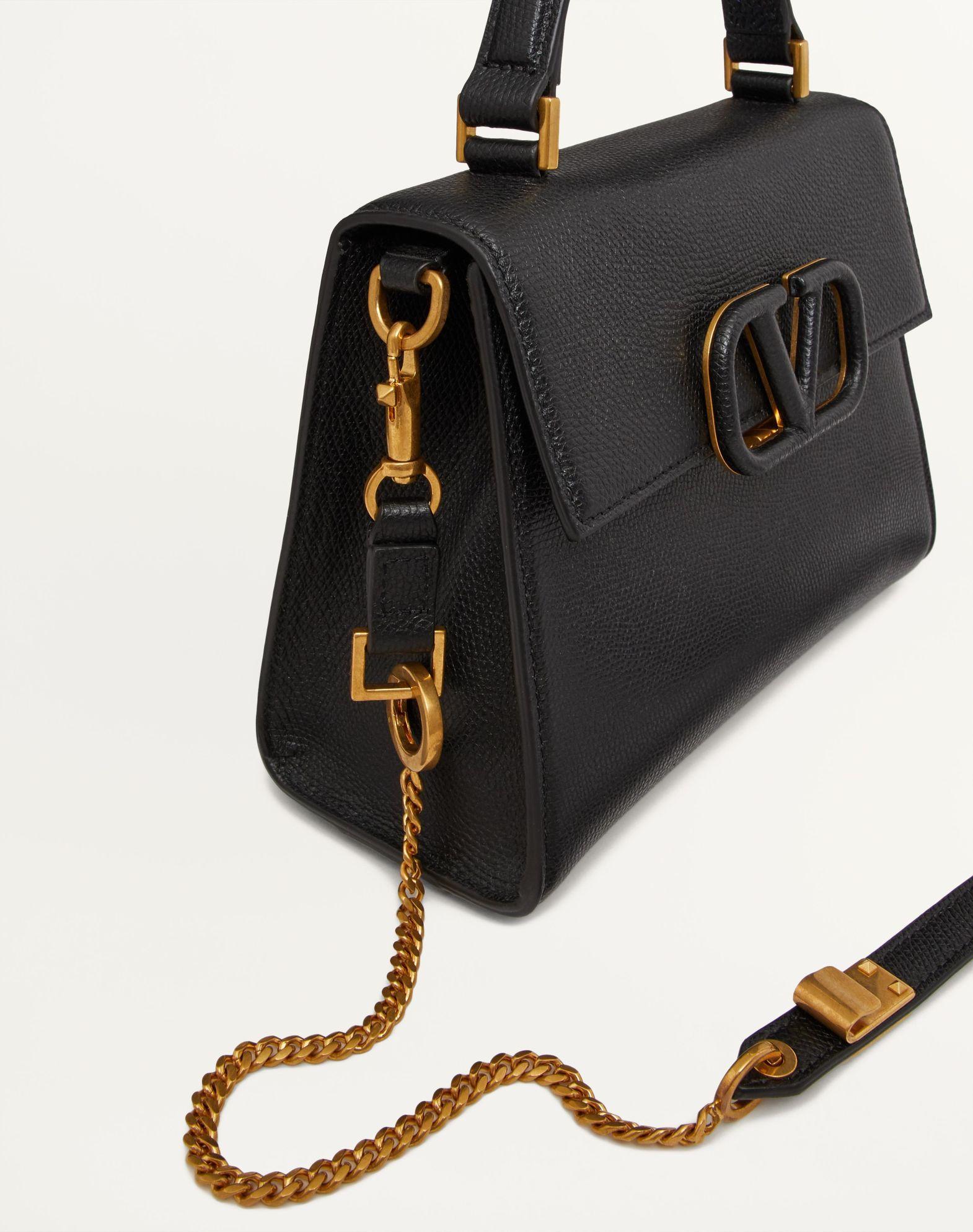 Small Vsling Grainy Calfskin Handbag Product Image