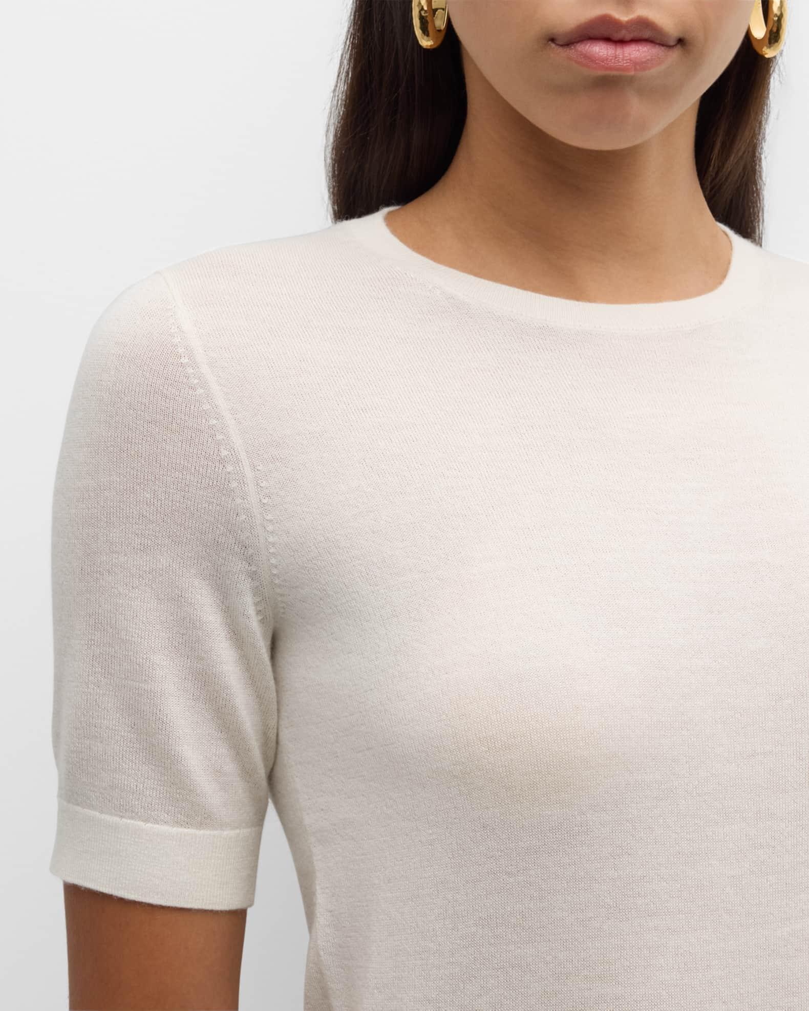 Superfine Cashmere Crop Sweater Product Image