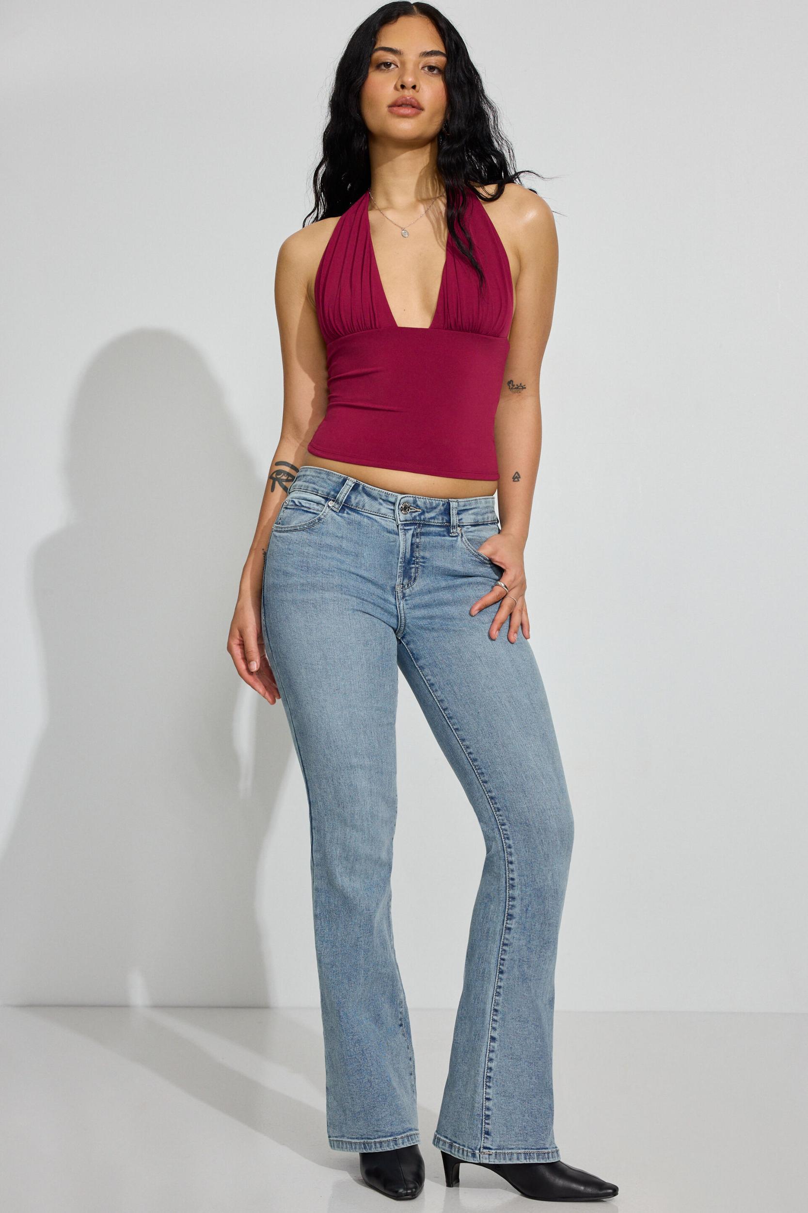 Pixie Plunge Halter Top Product Image